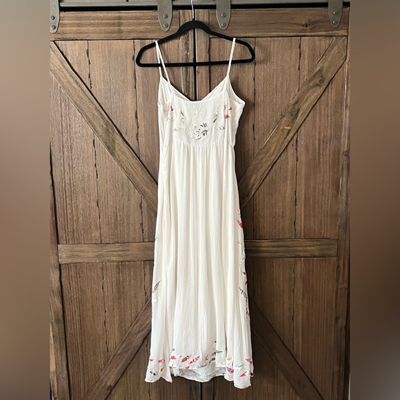 Farm Rio for Anthropologie Quintana Floral Applique Maxi Dress Size 8 NWT - Picture 4 of 13